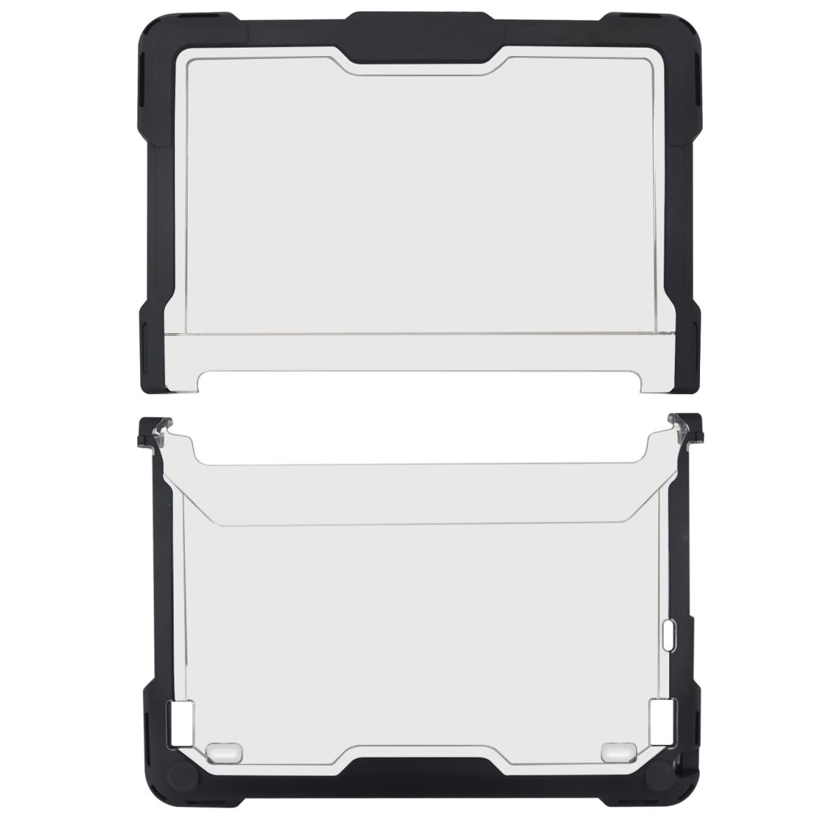 Protective Hard Shell case for Lenovo 100e/100w/300e/300w 4th Gen Chromebook; 11.6 black/clear thumbnail