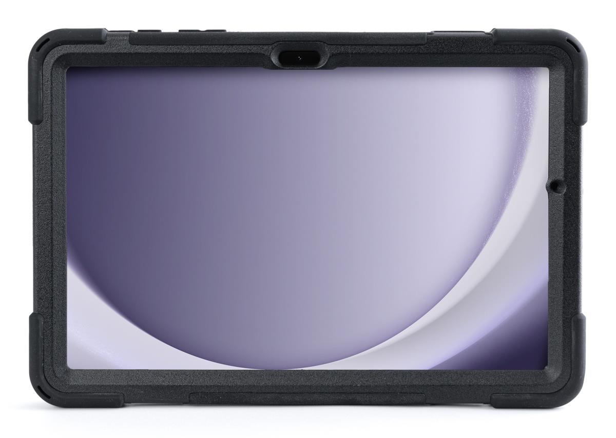 rugged case for a Samsung Tab A9+ 11; includes built in screen protector and integrated stand. thumbnail