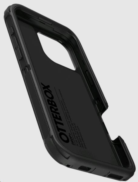 Defender Series - Back cover for mobile phone - MagSafe compatibility - silicone - black - for Apple iPhone 16 Pro Max thumbnail