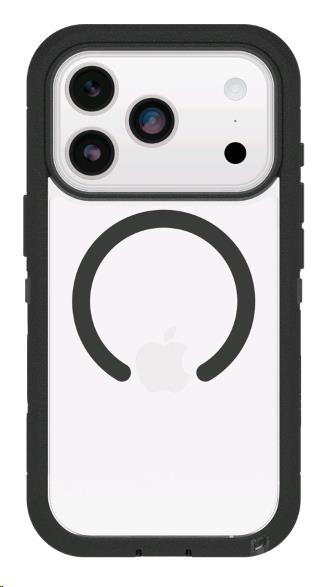 Defender Series Pro XT Clear MagSafe Case for iPhone 17 Pro, Shockproof, Drop proof, Ultra-Rugged, Protective Case, 7x Tested to Military Standard, Clear/Black thumbnail