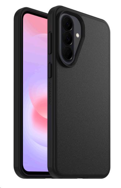 React Series - Protective cover for mobile phone - polycarbonate, synthetic rubber - black - for Samsung Galaxy A37 thumbnail