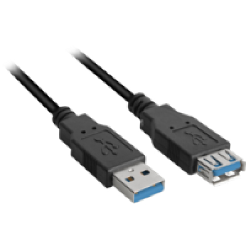 EU Product - Kabel USB 3.0 Verl�ngerung  2,0m           schwarz thumbnail