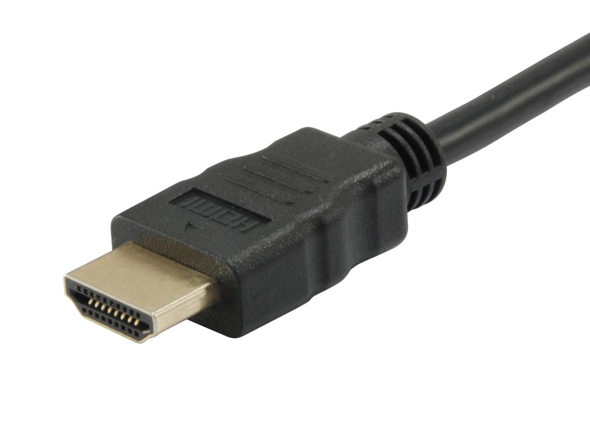 EU Product - HDMI->DVI-D Bidi.  1920x1200/60Hz St/St  3.00m schwarz Polybeutel thumbnail