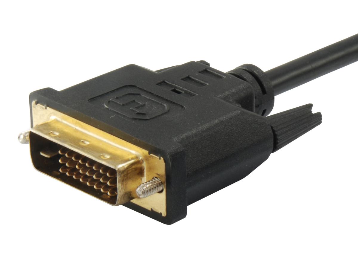 EU Product - HDMI->DVI-D Bidi.  1920x1200/60Hz St/St  3.00m schwarz Polybeutel thumbnail