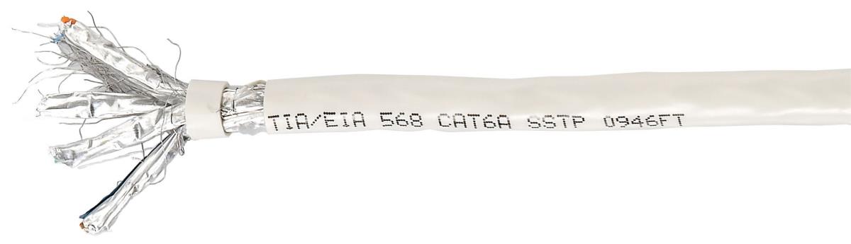 EU Product - Instal.Kab Cat6A      S/FTP ECA   100.00m    grau LSZH thumbnail