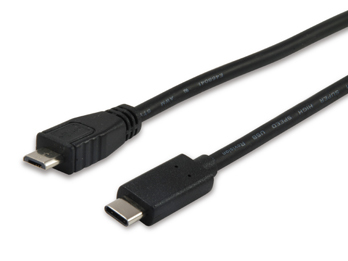 EU Product - Kabel USB-C2.0->Micro-B           St/St  1.00m schwarz Polybeutel thumbnail