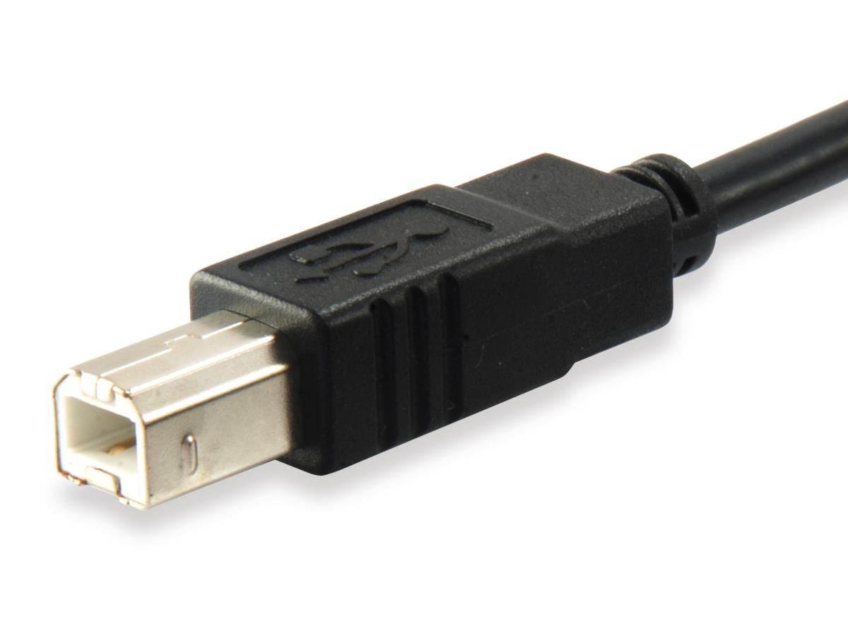 EU Product - USB2.0 Druckerkabel USB-C->USB-B  St/St  1.00m schwarz Polybeutel thumbnail