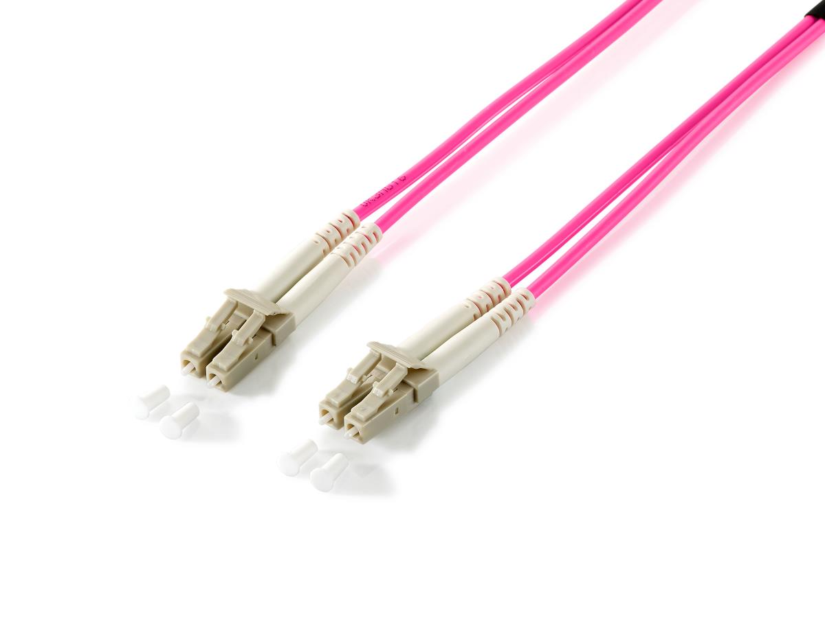 EU Product - Patchkabel LC->LC 20.00m Multimode  Duplex OM4 violett Polybeutel thumbnail