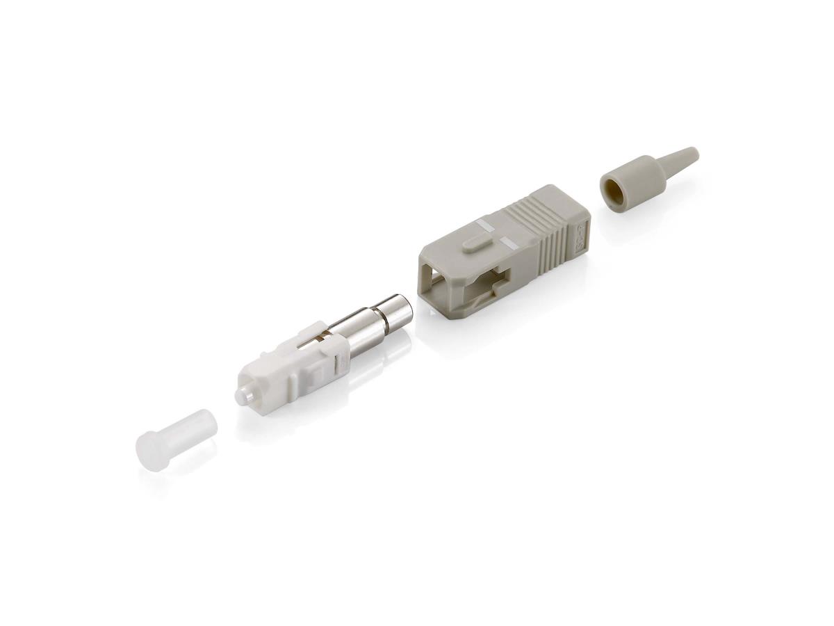 EU Product - LWL-Steckverbinder SC->SC Multimode        12Stk beige thumbnail