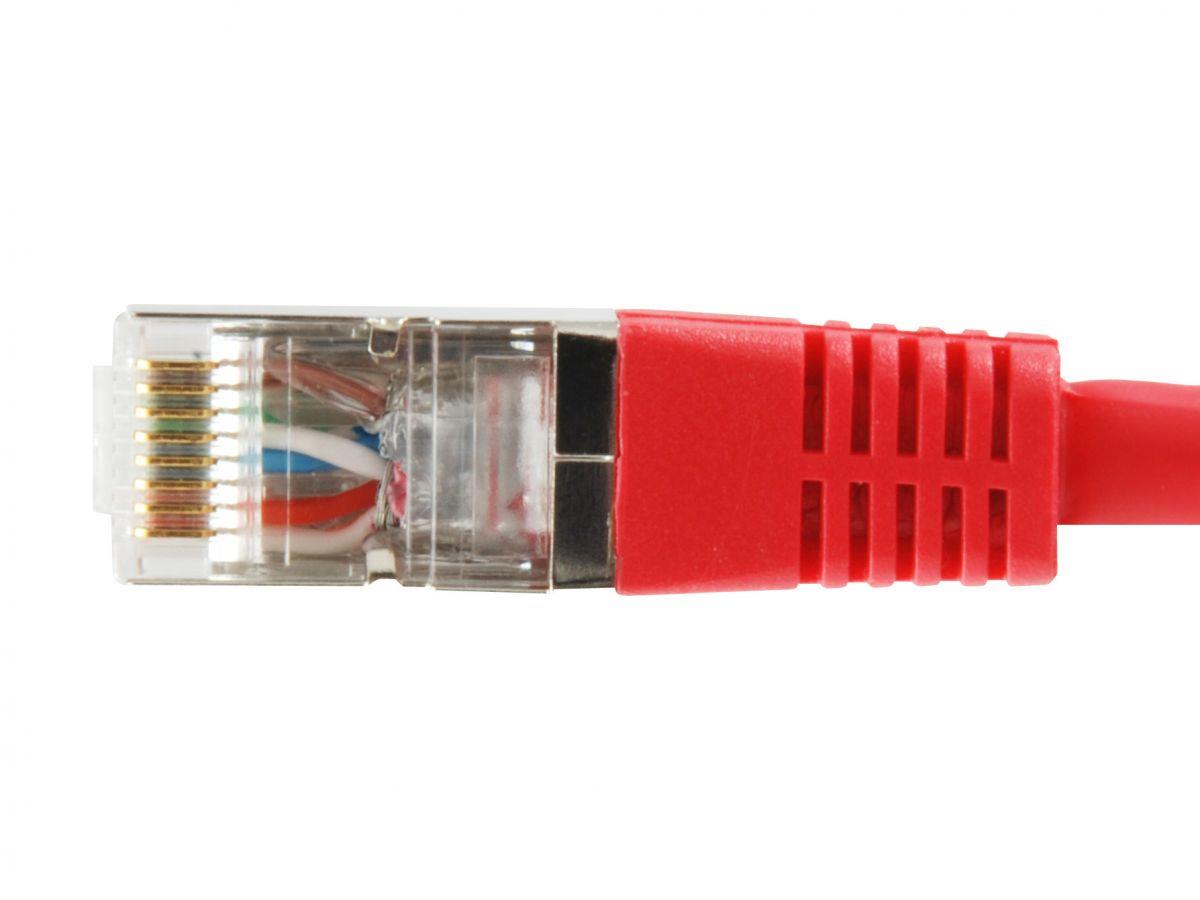 EU Product - Patchkabel Cat6A Plat.S/FTP 2xRJ45  0.50m     rot LSZH Polybeutel thumbnail