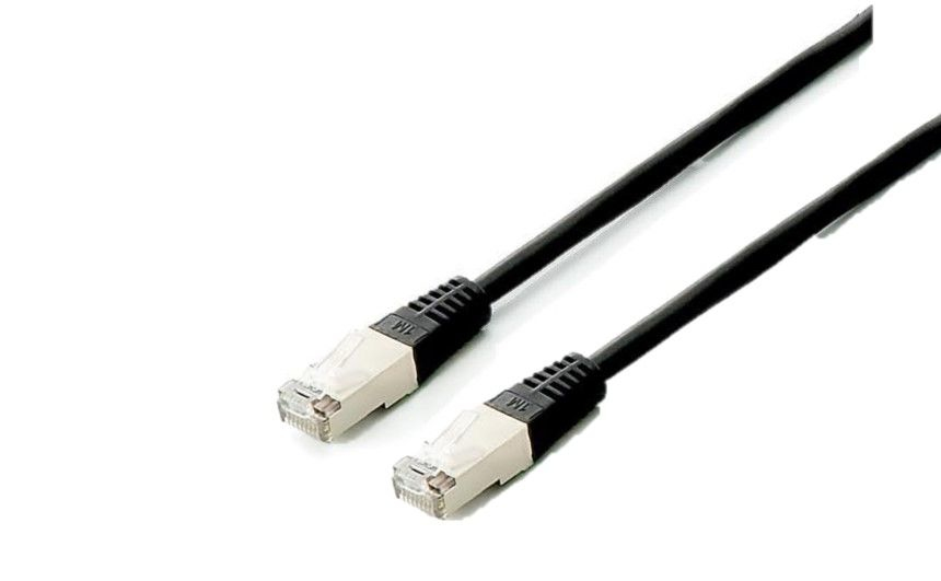 EU Product - Patchkabel Cat6A Plat.S/FTP 2xRJ45  3.00m schwarz LSZH Polybeutel thumbnail