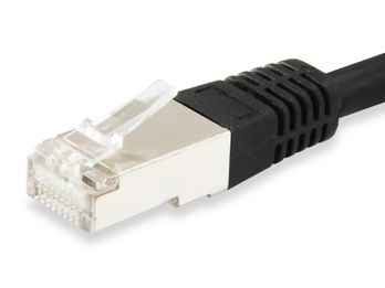 EU Product - Patchkabel Cat6A Plat.S/FTP 2xRJ45  3.00m schwarz LSZH Polybeutel thumbnail