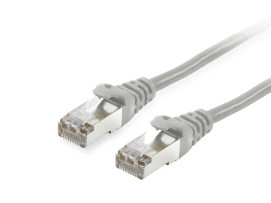 EU Product - Patchkabel Cat6       S/FTP 2xRJ45 50.00m    grau LSZH Polybeutel thumbnail