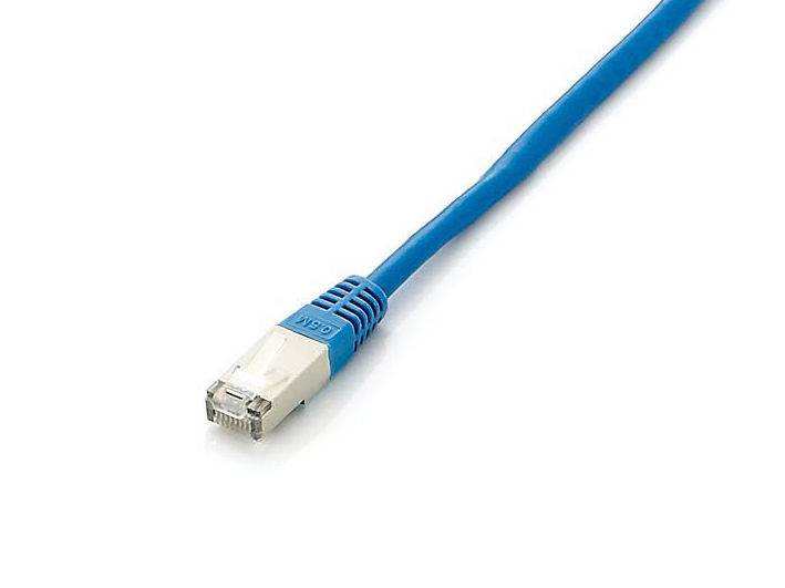 EU Product - Patchkabel Cat6A Plat.S/FTP 2xRJ45 10.00m    blau LSZH Polybeutel thumbnail