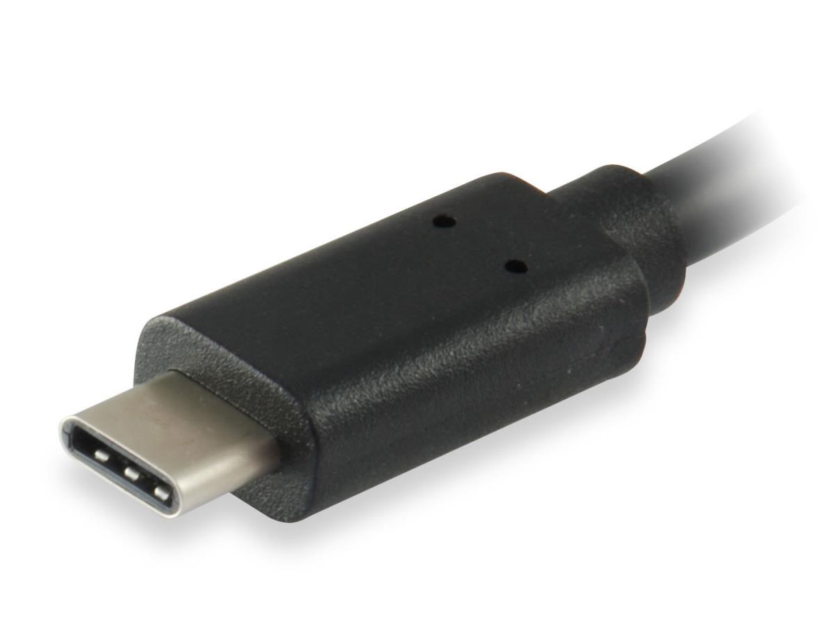 EU Product - Adapter USB-C->USB-A3.0 OTG Adapt.St/Bu  0.15m schwarz thumbnail