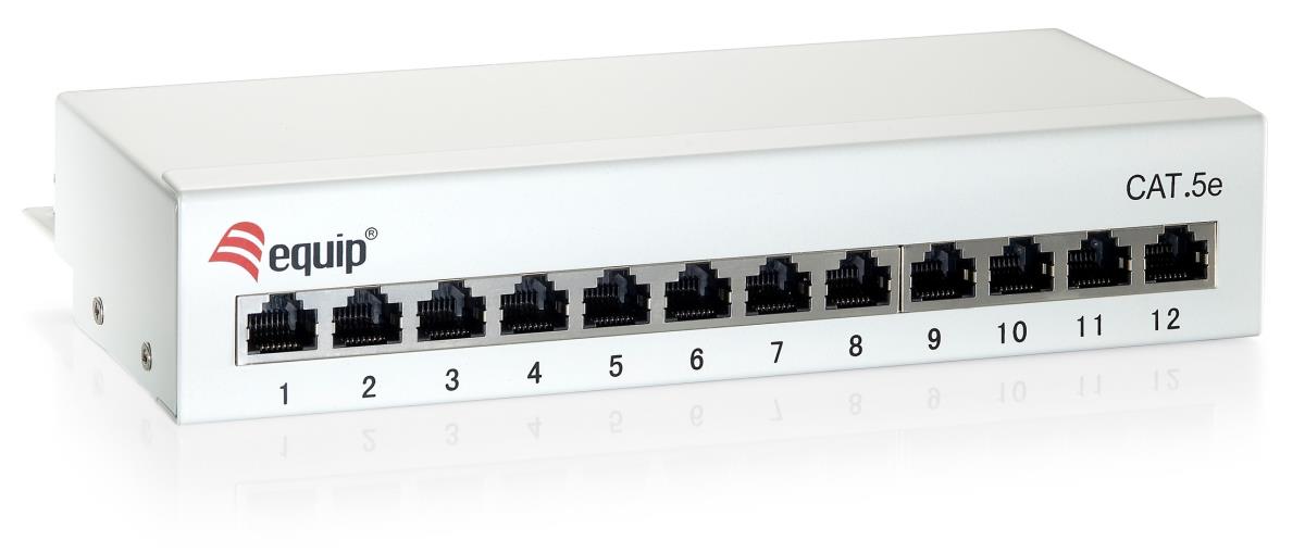 EU Product - Patchpanel 12xRJ45 Cat6  Desktop        250MHz RAL7035 thumbnail