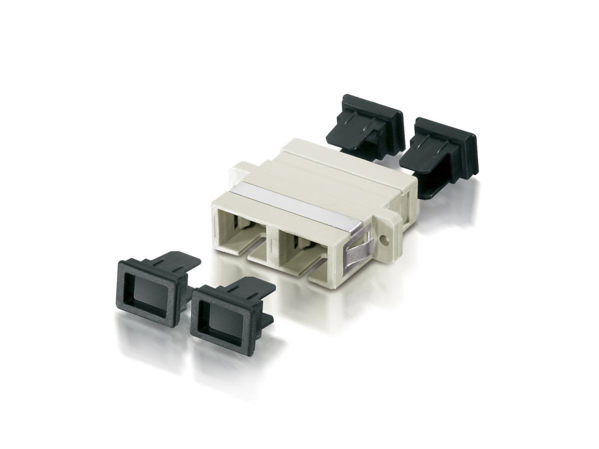 EU Product - LWL-Koppler SC->UPC Multimode  Duplex OM2  12Stk beige thumbnail