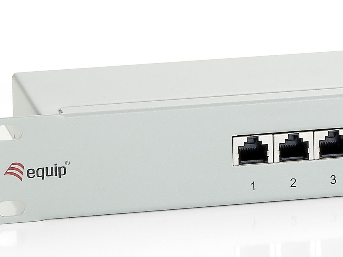 EU Product - Patchpanel CAT6 24 Port lightgrey 19