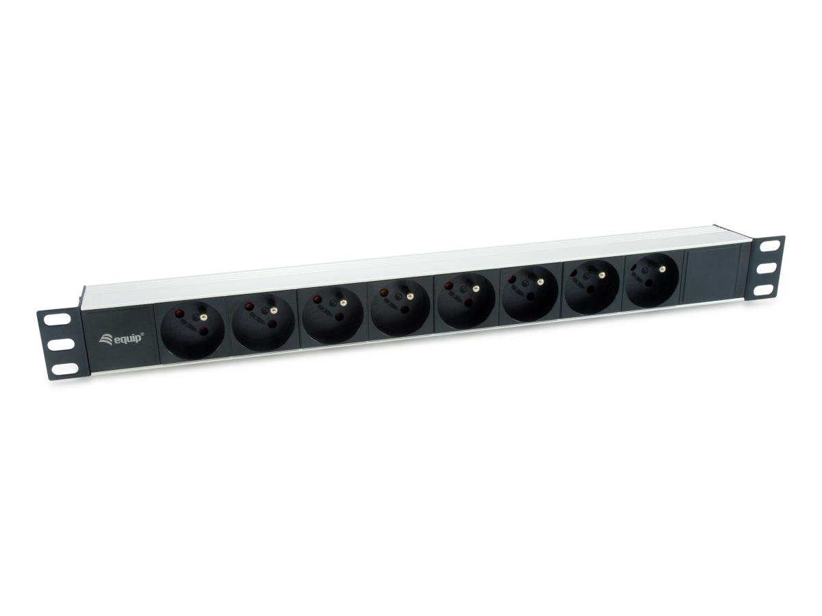 333313 8-Outlet French Power Distribution Unit; Aluminum Shell. thumbnail