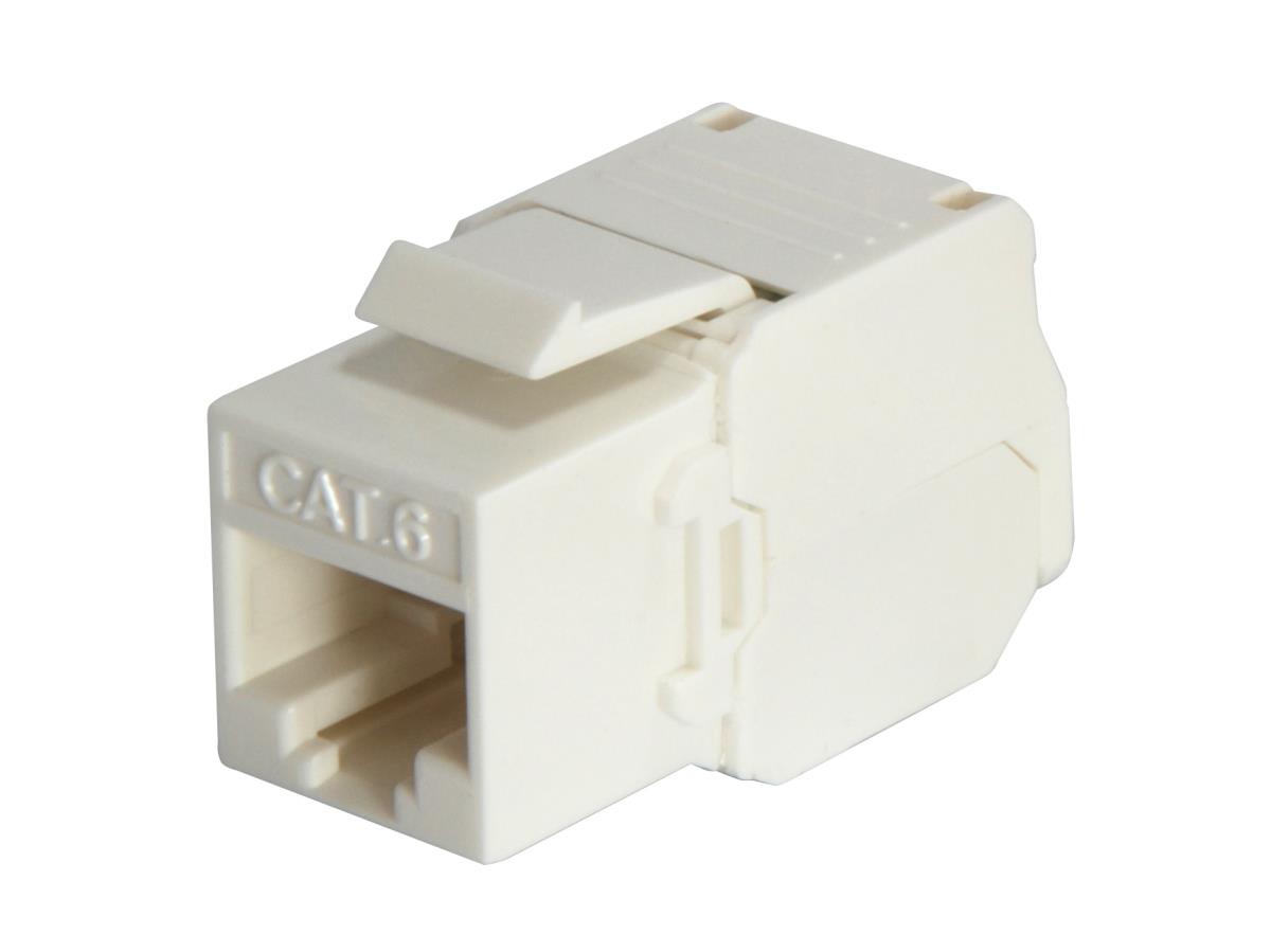 EU Product - Keystone Jack ungeschirmt Cat6  LSA       wzf.8Stk  sw thumbnail