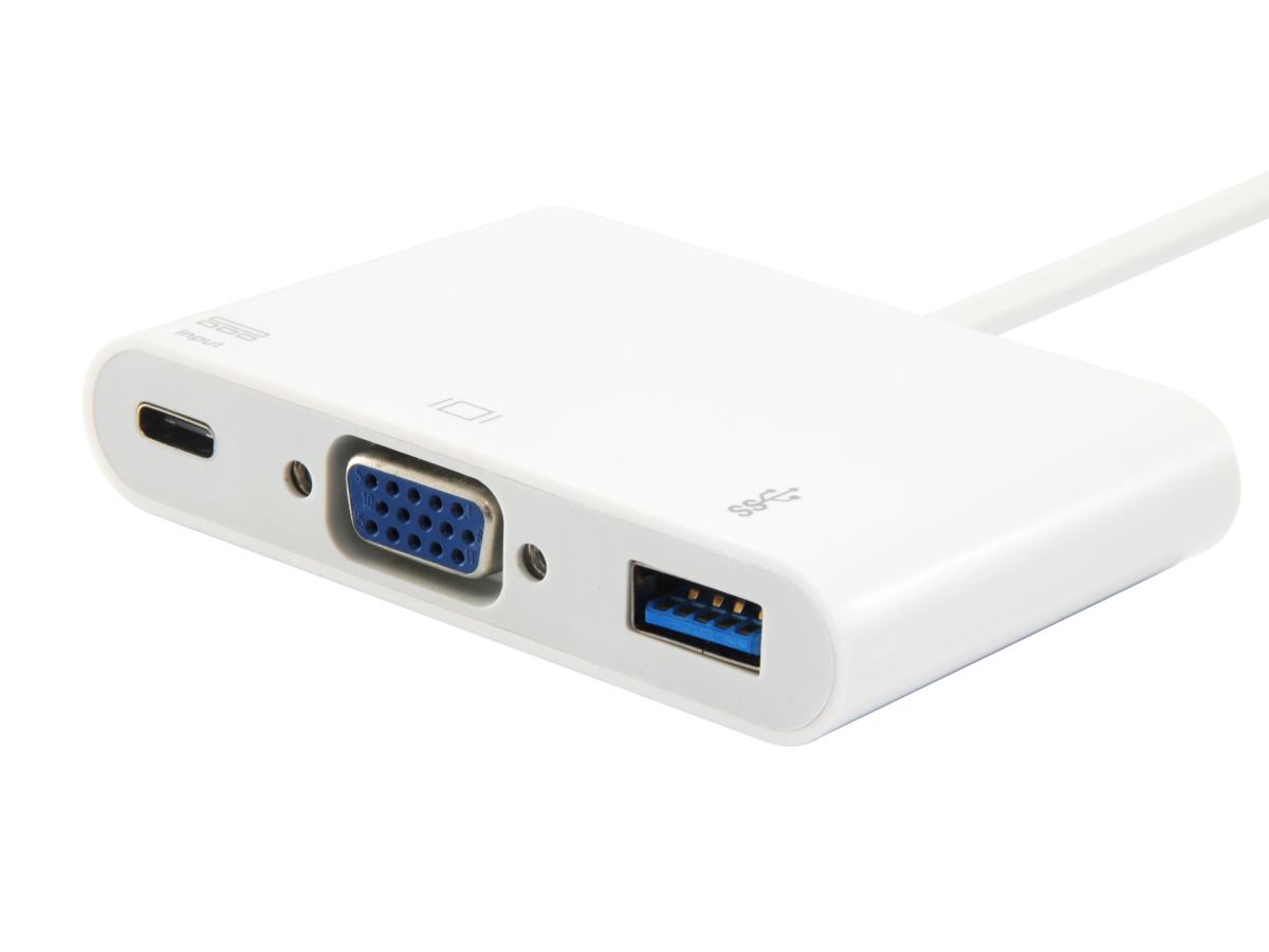 EU Product - Dock  3-1 USB-C->VGA,USB-A,60W USB-C             0.15m thumbnail