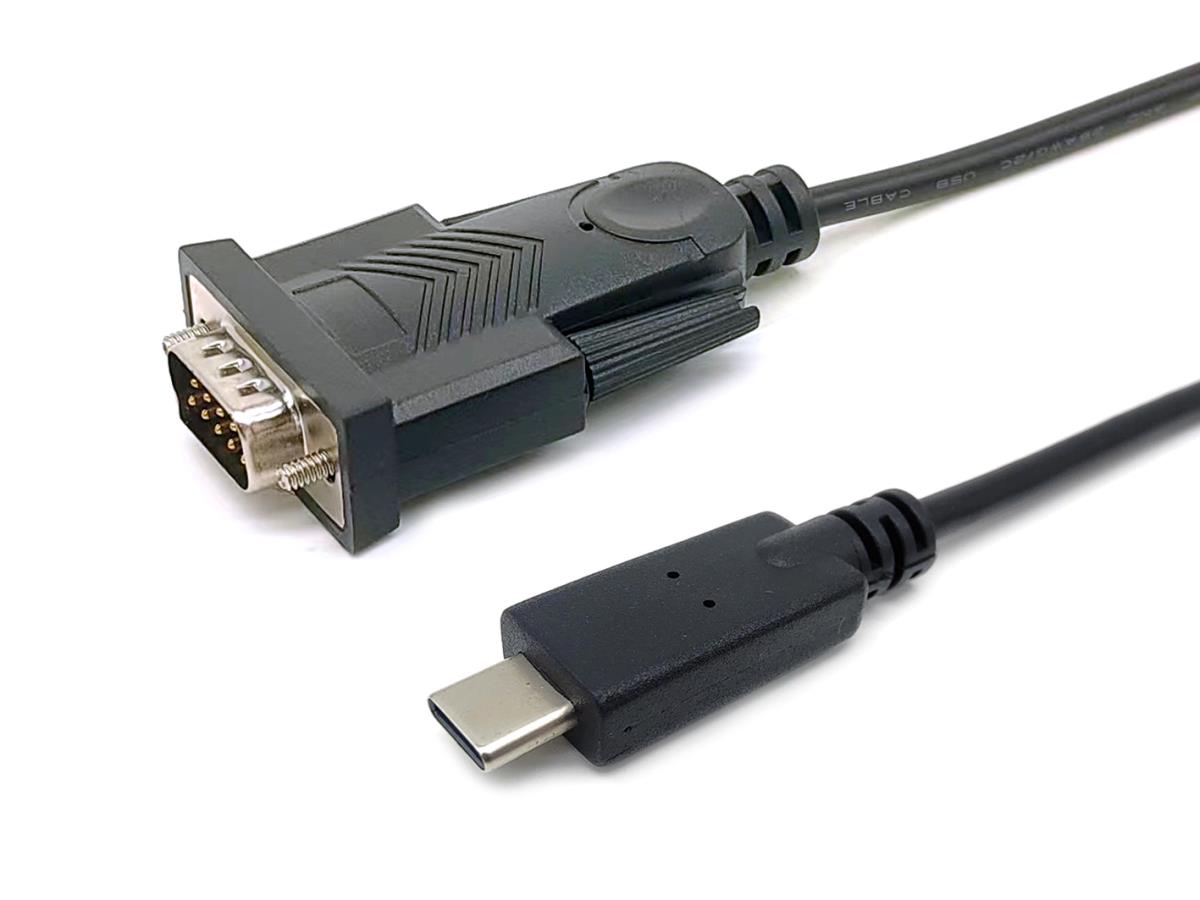 EU Product - Adapter USB-C->Serial RS232-DB9 Prolific St/St   1.50m thumbnail