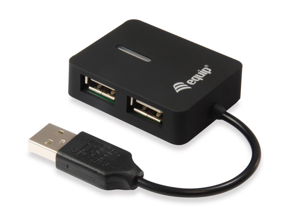 EU Product - 4-Port USB-A2.0-Hub->4xUSB-A 2.0 Reiseversion  480Mbps thumbnail