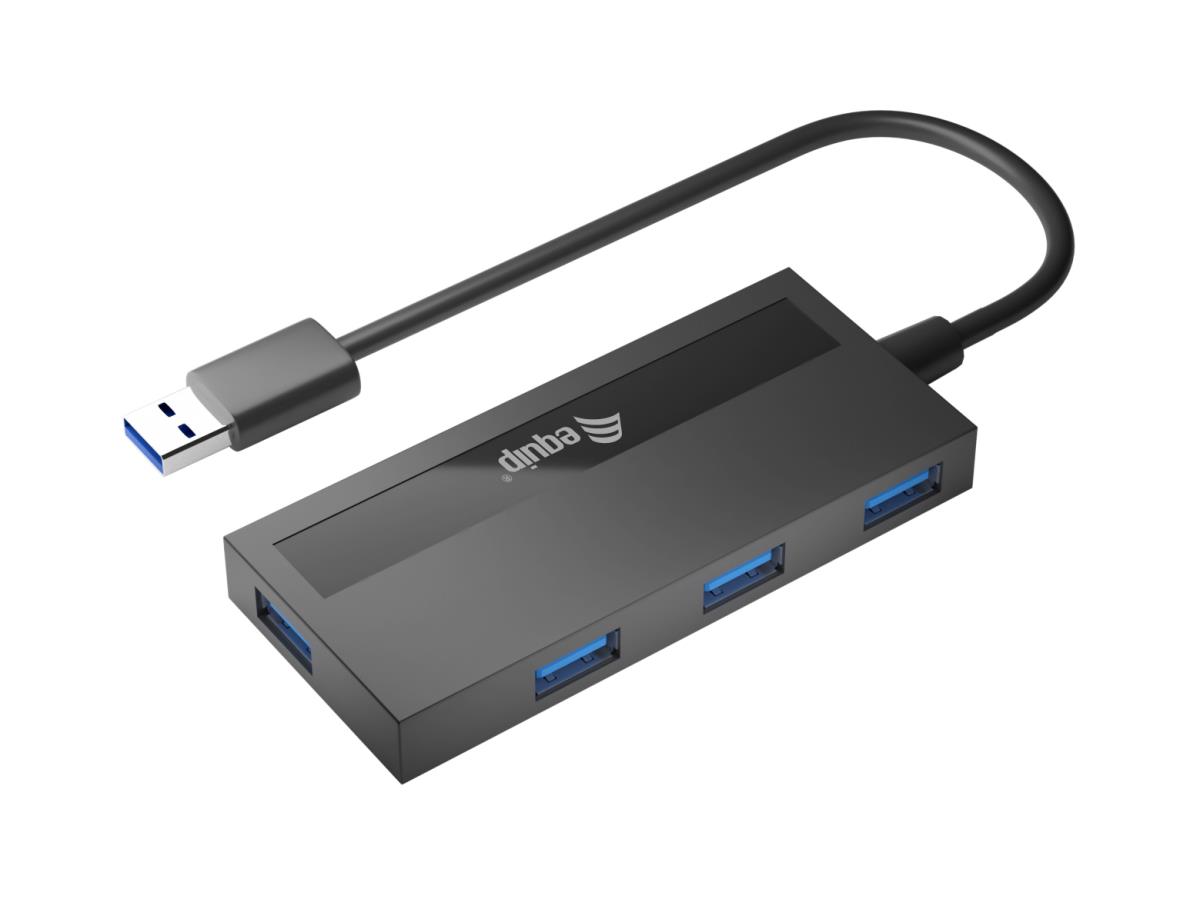 EU Product - 4-Port USB-A3.2-Hub->4xUSB-A 3.2 +USB-C Adapter  5Gbps thumbnail