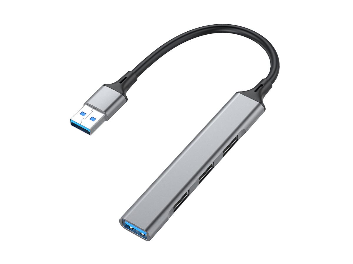 EU Product - 4-Port USB-A3.2-Hub->3xUSB-A 2.0/1xUSB-A3.2      5Gbps thumbnail