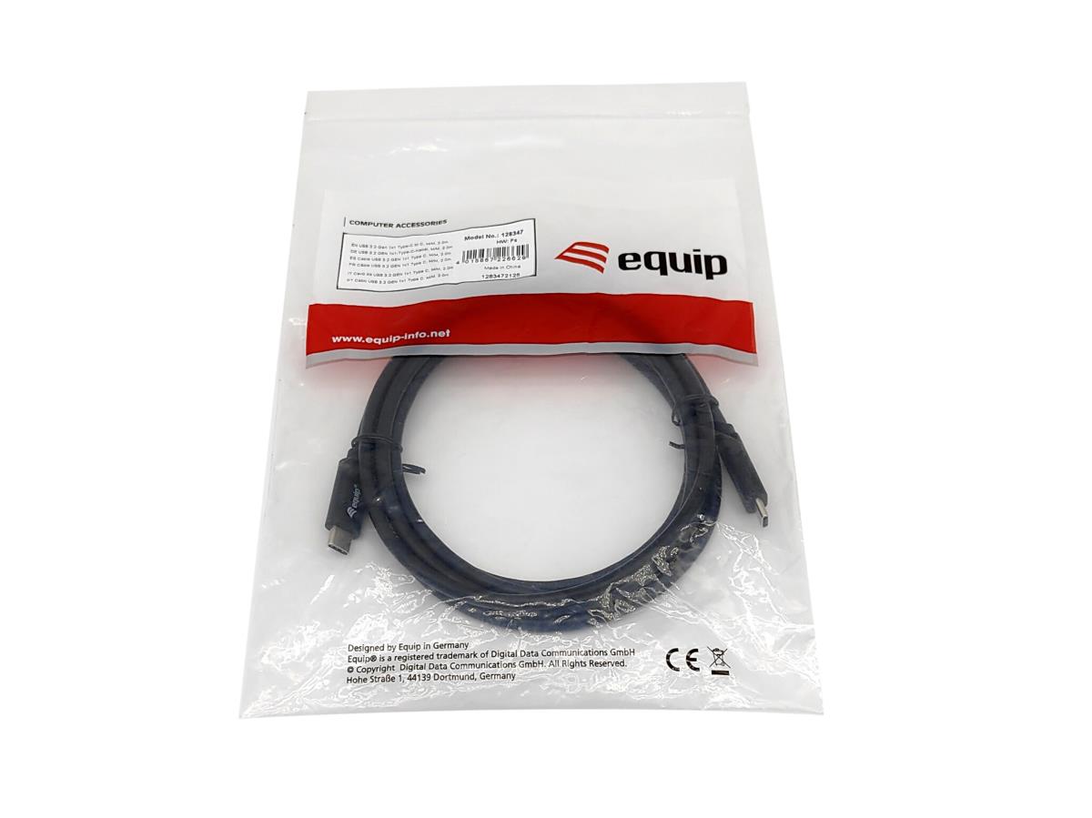 EU Product - Kabel USB-C3.2->C Gen1     PD60W  St/St  1.00m schwarz thumbnail