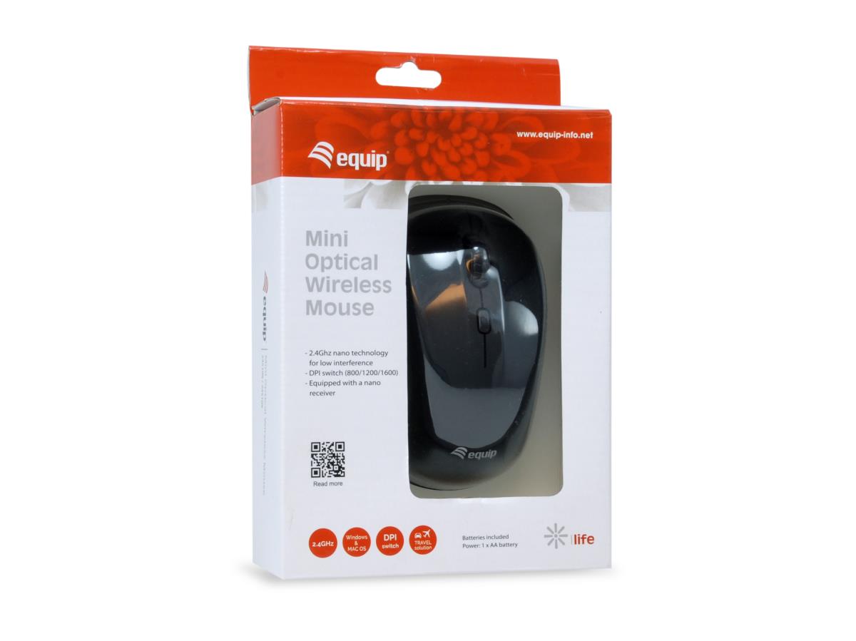 EU Product - Reisemaus   Wireless USB-A           L+R       schwarz thumbnail