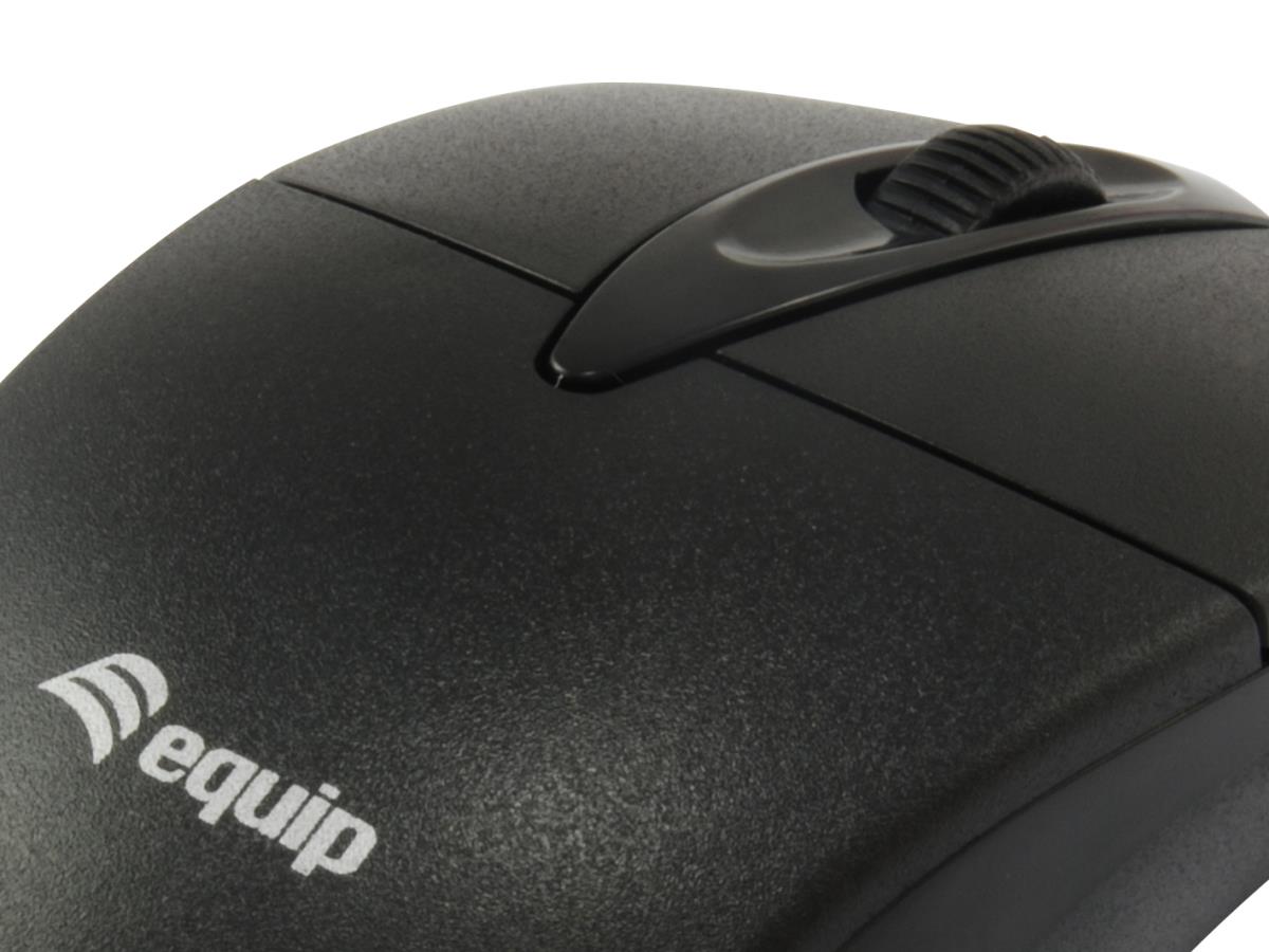 245102 Optical Desktop Mouse - Optical USB Mouse; Suitable for both left and right-handed users; Resolution: 1000DPI; Simple Plug-and-Play installation thumbnail