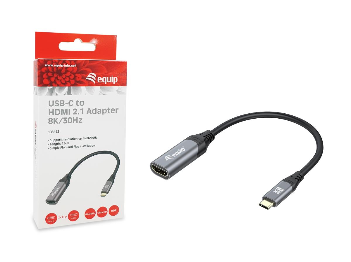 EU Product - Adapter USB-C->HDMI2.1        St/Bu 8K/ 60Hz 0.15m PVC thumbnail