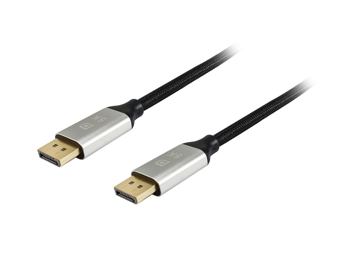 EU Product - DisplayPort 1.4 Premium   8K/60Hz St/St  5.00m schwarz thumbnail