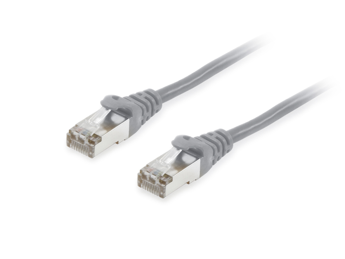 EU Product - Patchkabel Cat6A      S/FTP 2xRJ45 30.00m    grau LSZH Polybeutel thumbnail