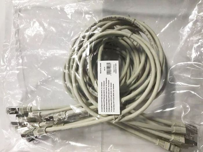 EU Product - Patchkabel Cat6A  10x S/FTP 2xRJ45  1.00m    grau Plat thumbnail