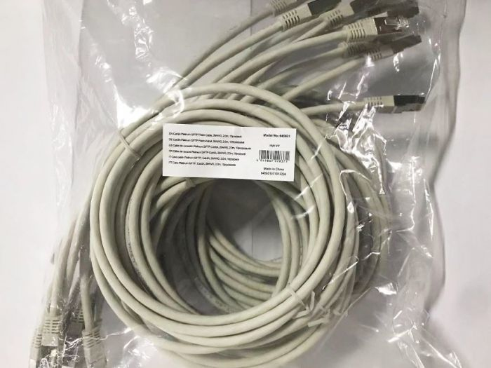 EU Product - Patchkabel Cat6A  10x S/FTP 2xRJ45  2.00m    grau Plat thumbnail