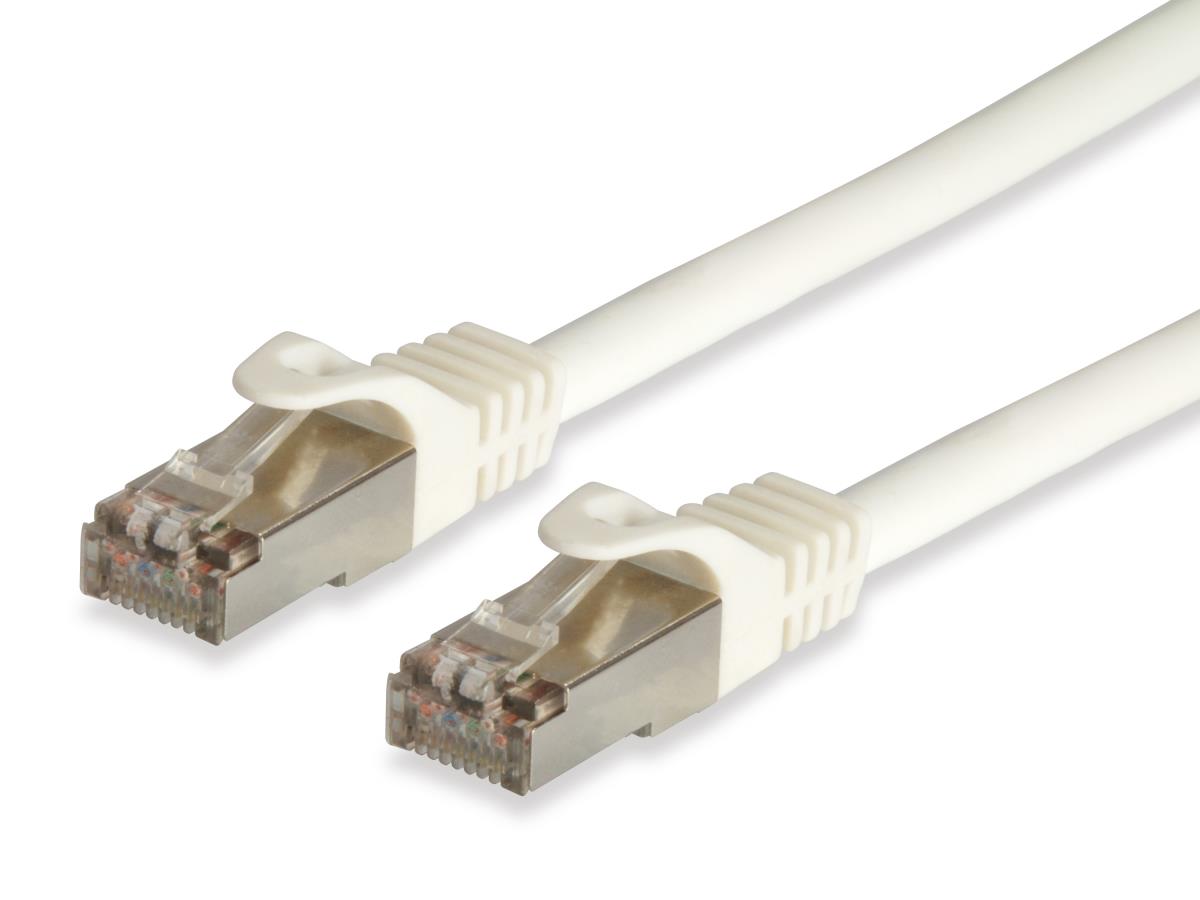 EU Product - Patchkabel Cat6A Cat7Pro S/FTP 2xRJ45 15.00m wei� LSZH Polybeutel thumbnail