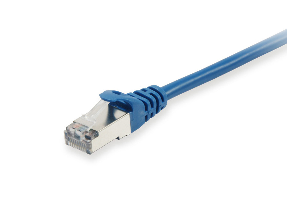 EU Product - Patchkabel Cat6A      S/FTP 2xRJ45  0.25m    blau LSZH Polybeutel thumbnail
