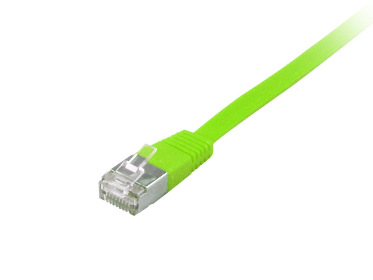 EU Product - Patchkabel Cat6A Flat U/FTP 2xRJ45  3.00m    gr�n LSZH Polybeutel thumbnail