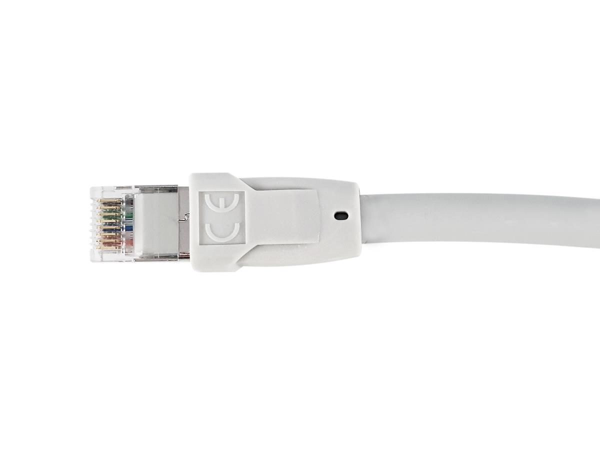 EU Product - Patchkabel Cat8.1     S/FTP 2xRJ45  0.50m    grau LSZH Polybeutel thumbnail
