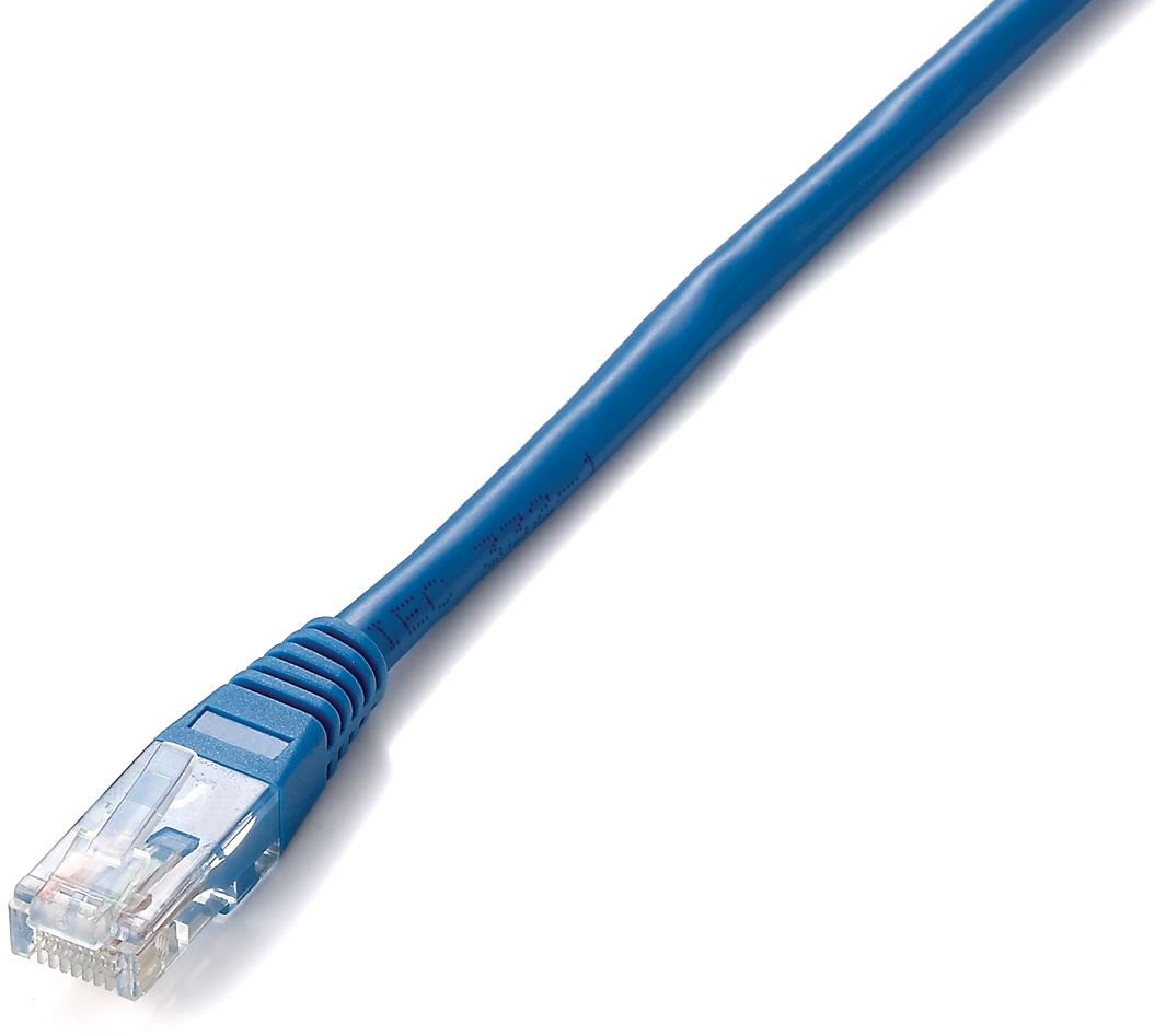 EU Product - Patchkabel Cat5e      U/UTP 2xRJ45 15.00m    blau  PVC Polybeutel thumbnail
