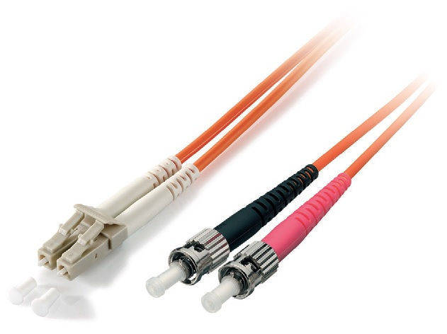 EU Product - Patchkabel LC->ST  5.00m Singlemode Duplex OS2    gelb Polybeutel thumbnail