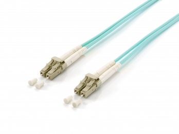 EU Product - Patchkabel LC->LC  0.50m Multimode  Duplex OM3  t�rkis Polybeutel thumbnail