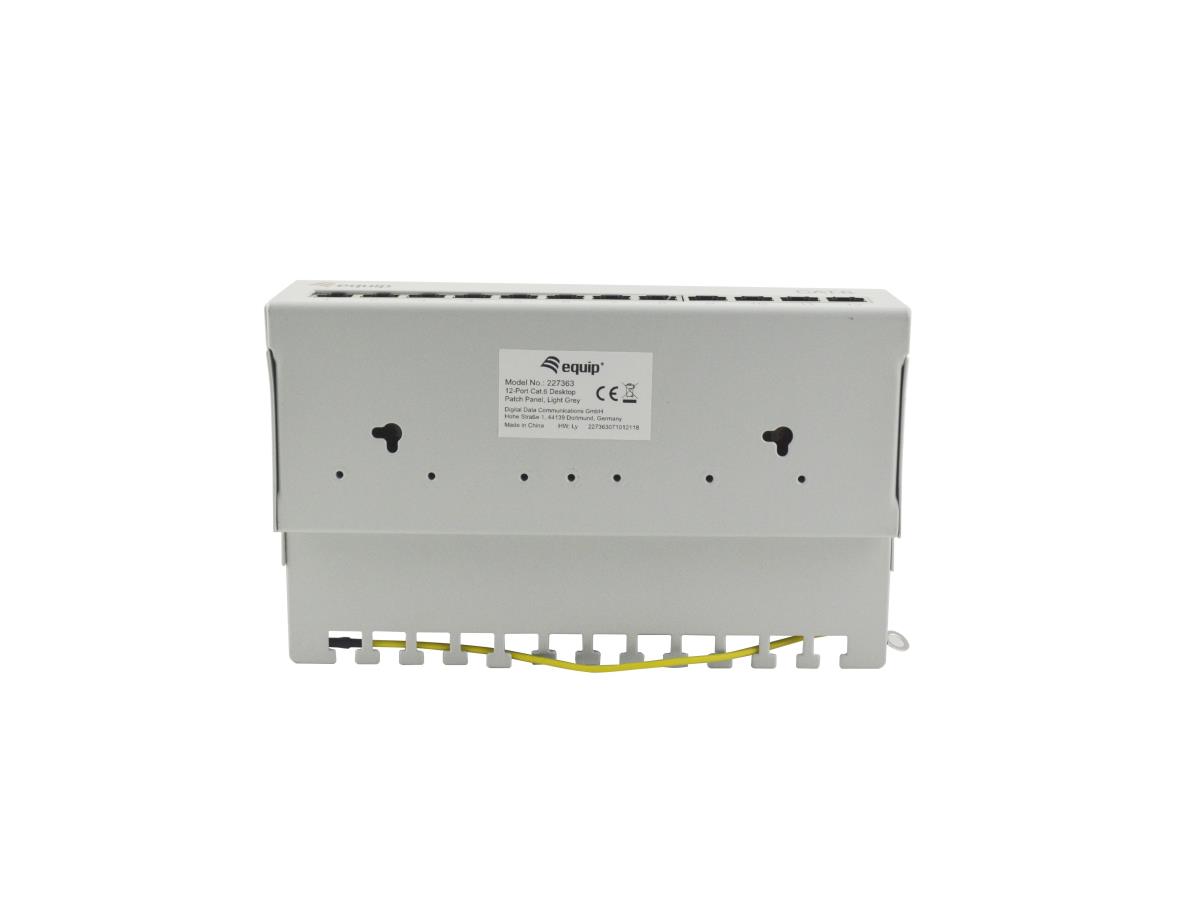 EU Product - Patchpanel 12xRJ45 Cat6  Desktop        250MHz RAL7035 thumbnail