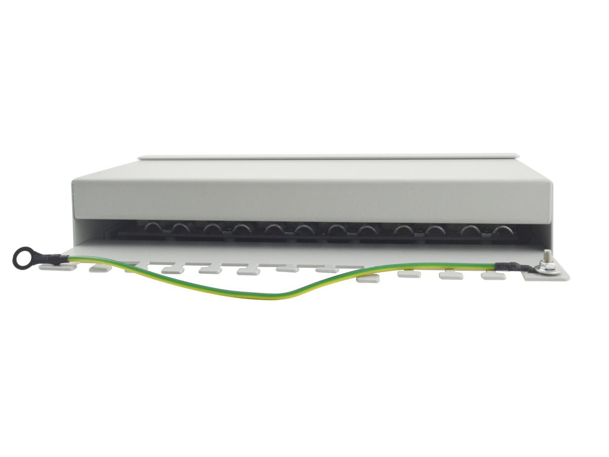 EU Product - Patchpanel 12xRJ45 Cat6  Desktop        250MHz RAL7035 thumbnail
