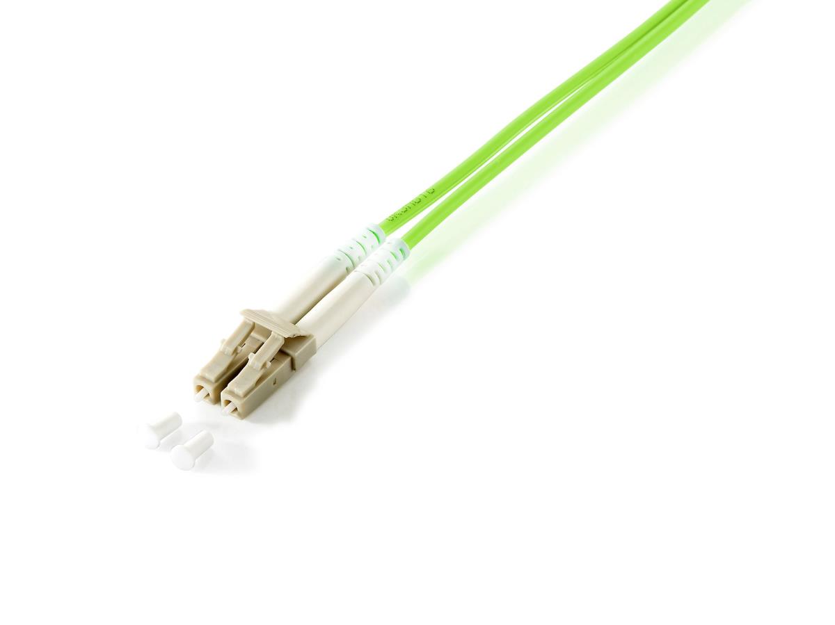 EU Product - Adapterkabel LC->LC  2.00m Multimode   Duplex OM5 gr�n thumbnail