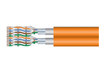 EU Product - Instal.Kab Cat7  Duplex S/FTP ECA 1000.00m orange LSZH thumbnail