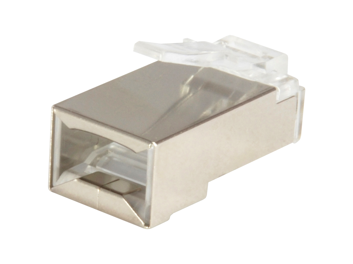 EU Product - Steckersatz Cat6    geschirmt   RJ45    100Stk transp. Polybeutel thumbnail