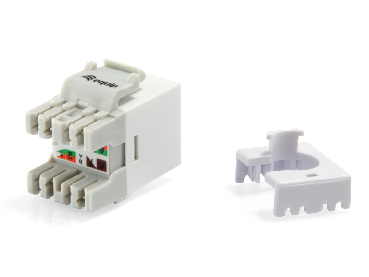 EU Product - Keystone Jack ungeschirmt Cat6  LSA schlank   8Stk  ws thumbnail